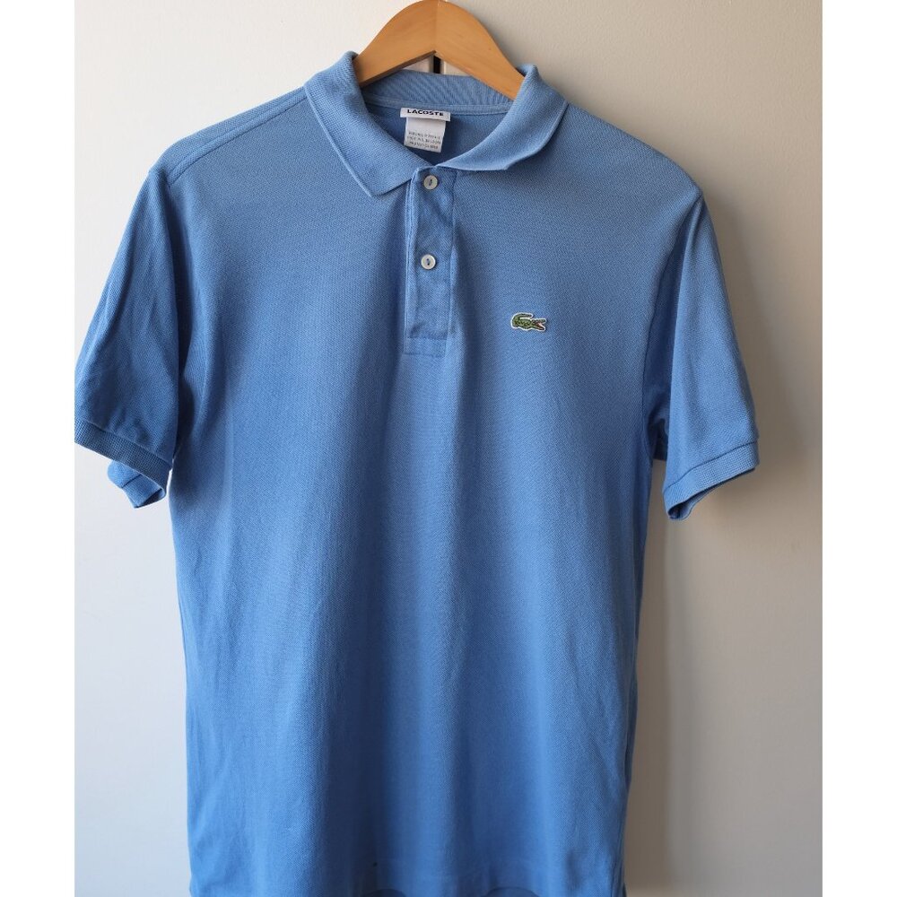 Lacoste Men's Light Blue Polo Shirt - Classic French Tennis Style